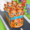 Animal Bus Traffic Jam online game cover on Gamefunday
