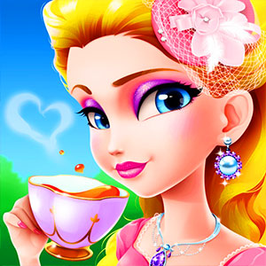 Princess Happy Tea Party Cooking online game cover on Gamefunday